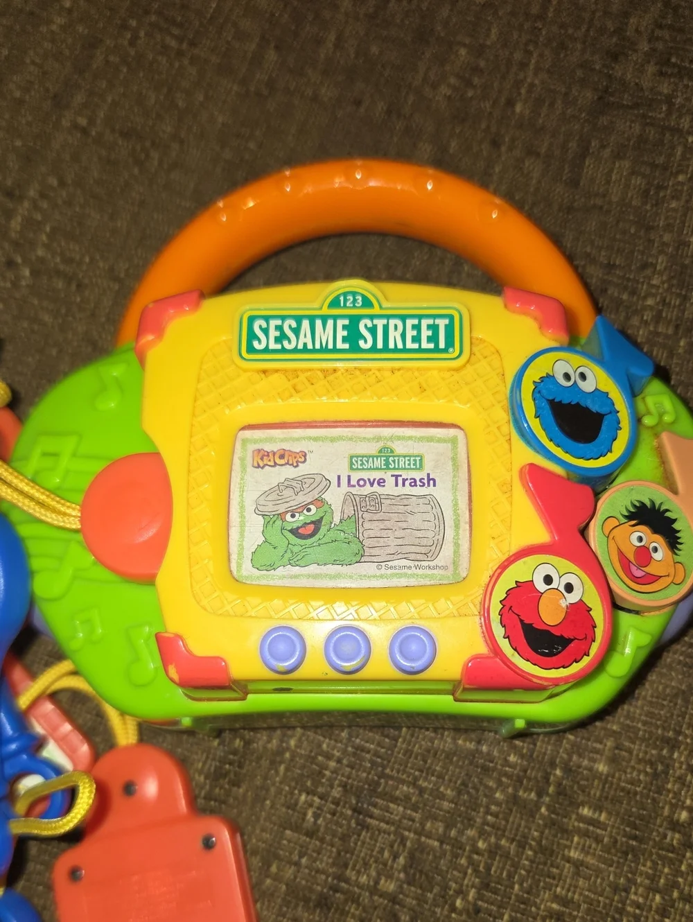 Sesame Street Portable Player - Orange, Yellow, Green, Blue, Red